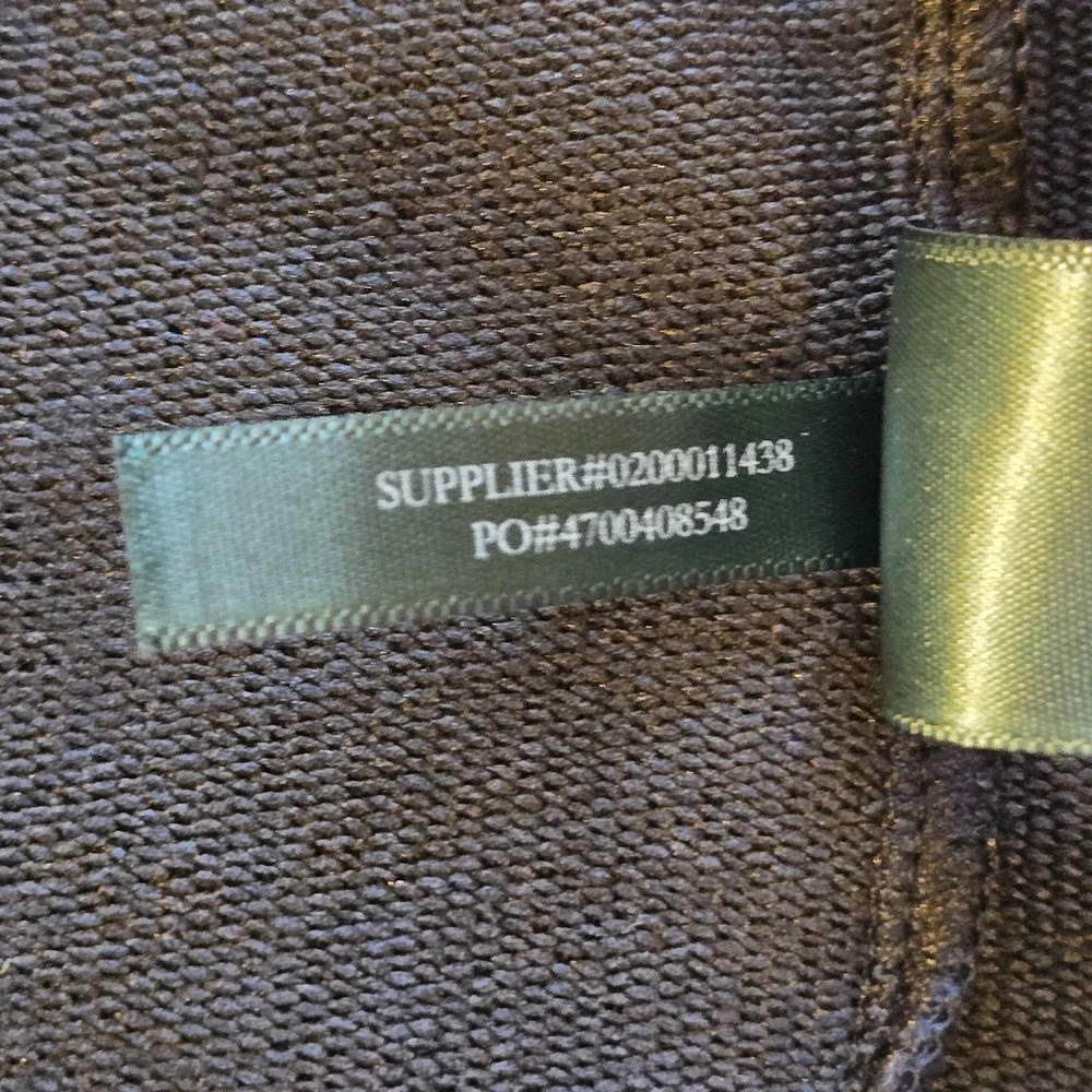 LRL Lauren Ralph‎ Lauren Neon Green Black Zip Up Quilted Vest Size XL READ